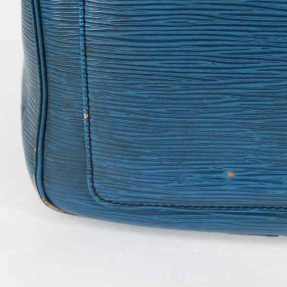 LOUIS VUITTON Epi Keepall 50 Boston Bag Blue - Picture 9 of 15